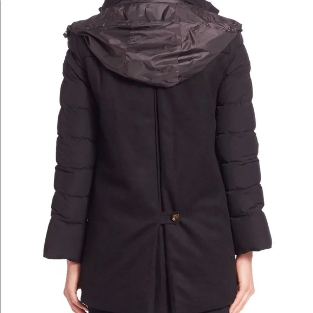 Peuterey Fuscello Bell Sleeve Combo Goose Down Puffer & Wool coat‎